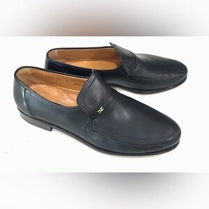 Magnanni Dress Shoes Slip On Loafers Size 9 Men's 6492 Black